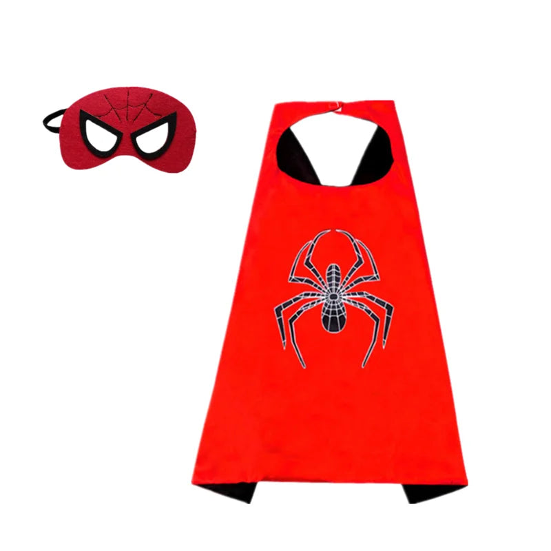 Kids Superhero Capes Costume Set for Boys (Ages 3–10) – Cartoon Dress-Up Capes for Parties, Playtime & Easter Gifts