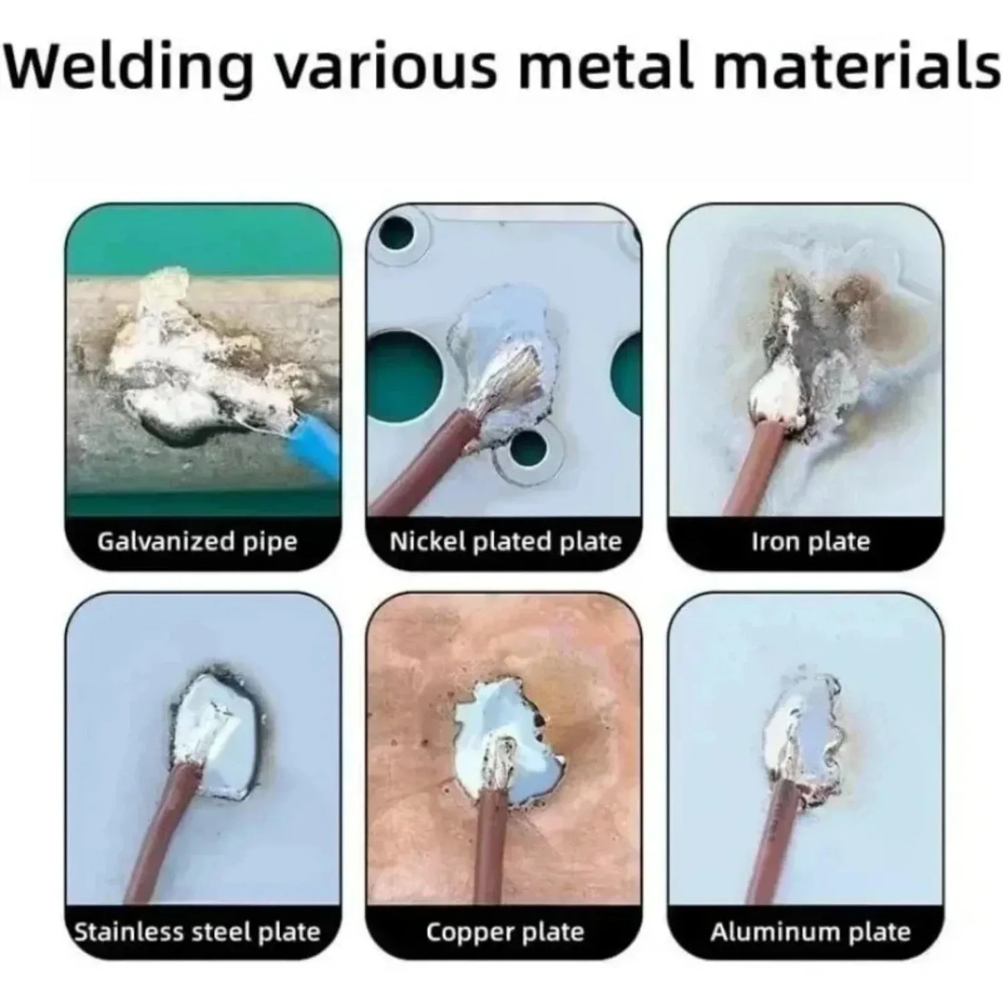 100/50g No-Solder Soldering Rods – Low-Temperature Easy-Melt Silver Welding Wire, Universal Cored Weld Rod