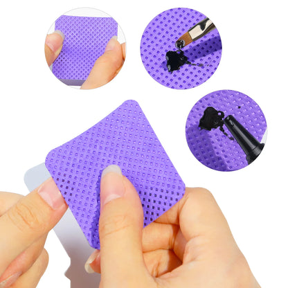 Lint-Free Nail Wipes - 300pcs Cotton Pads for Gel Polish Removal & Nail Cleaning