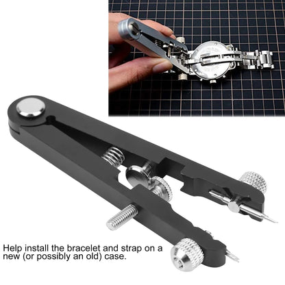 6825 Spring Bar Plier Watch Repair Tool – Band Remover & Chain Replacement Tool with Pins for Watchmakers