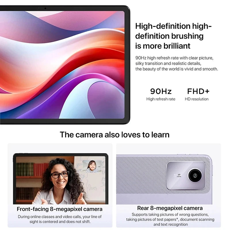 Lenovo Xiaoxin Pad 2024 Tablet – 6GB/8GB RAM, 128GB/256GB Storage, 11" Display, Snapdragon 685, 7040mAh Battery, Android WiFi Tab