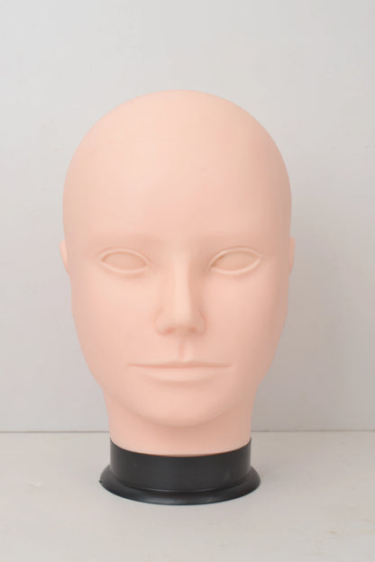 Mannequin Head Wig Stand — Adjustable Tripod Holder for Wig Making, Display, and Cosmetology Training
