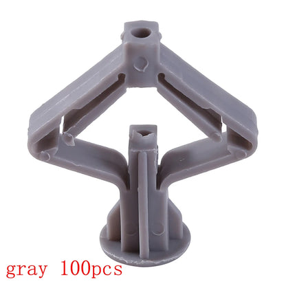 50/100Pcs Self-Drilling Drywall Anchor Kit with Screws – Nylon Expansion Anchors for Gypsum Board & Wall Mounting