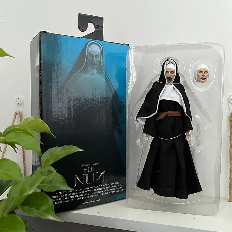 NECA The Nun Action Figure – The Conjuring Series Horror Collectible Toy, Halloween Gift & Decor with Changeable Face