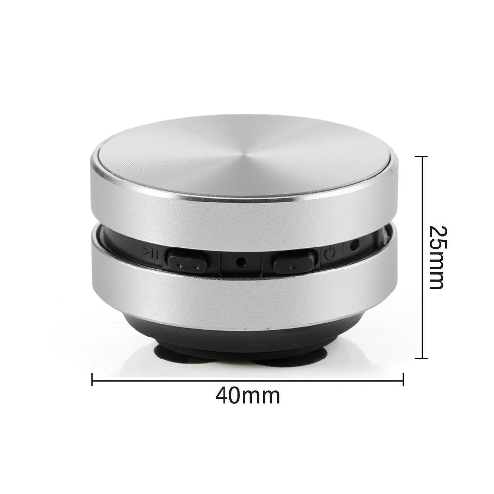 Bone Conduction Bluetooth Speaker – Vibration Stereo Audio, TWS Wireless Mini Portable Metal Speaker, Smallest Design