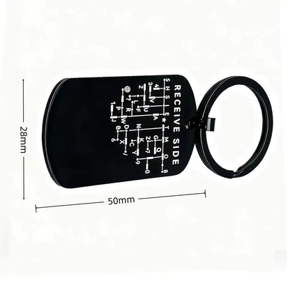 Morse Code Practice Keychain Coin - Amateur Radio CW Training and Transmission Practice Tool