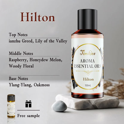Hotel Collection 150ml Aroma Diffuser Essential Oil – Home & Car Refill for Air Humidifier