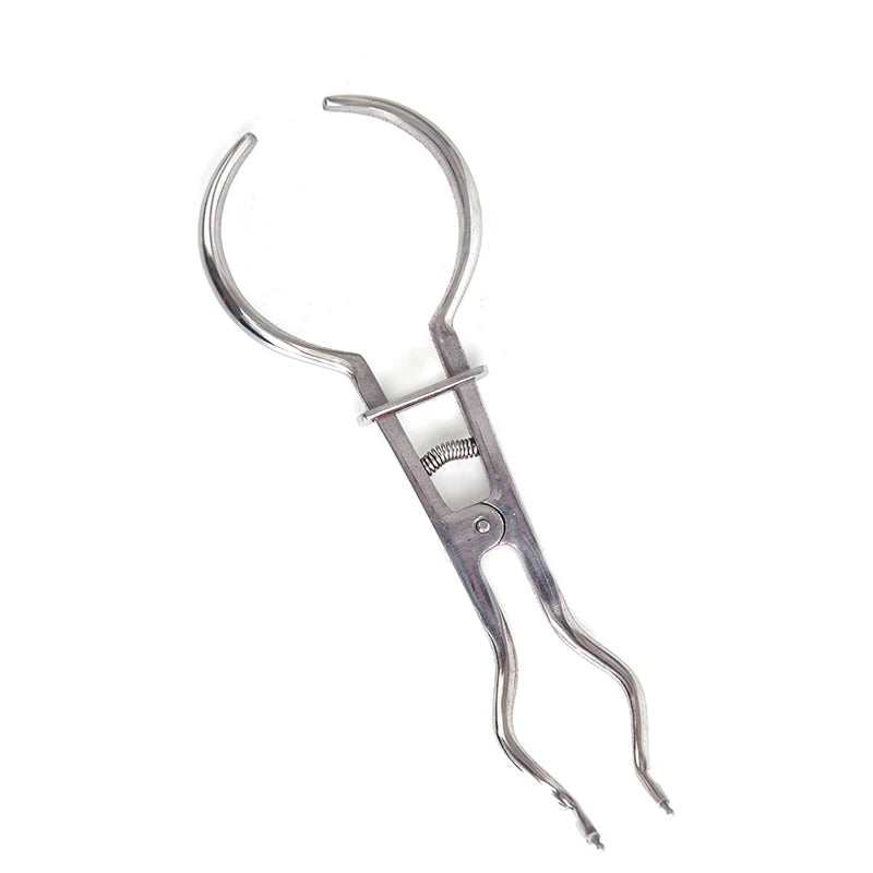 Dentistry Dam Hole Puncher Set – Pliers & Orthodontic Tools with Leather Bag for Dentists