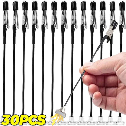 Magnetic Flexible Alligator Clips - DIY Electric Test Crocodile Clips & Photo Holder Clamps