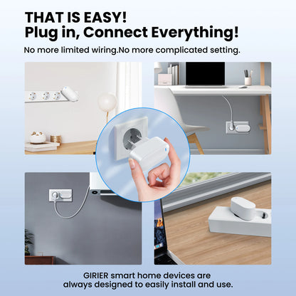 GIRIER Tuya ZigBee Gateway Hub – Plug-in Multi-Mode Bridge, Bluetooth Mesh Hub for Smart Home Automation