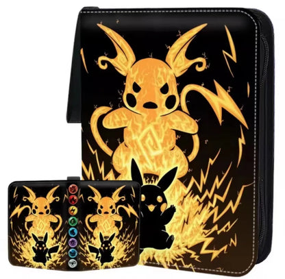 NEW Pokémon Card Album — 400pcs Binder Zipper PU Leather Storage Book for Anime Card Game Collection