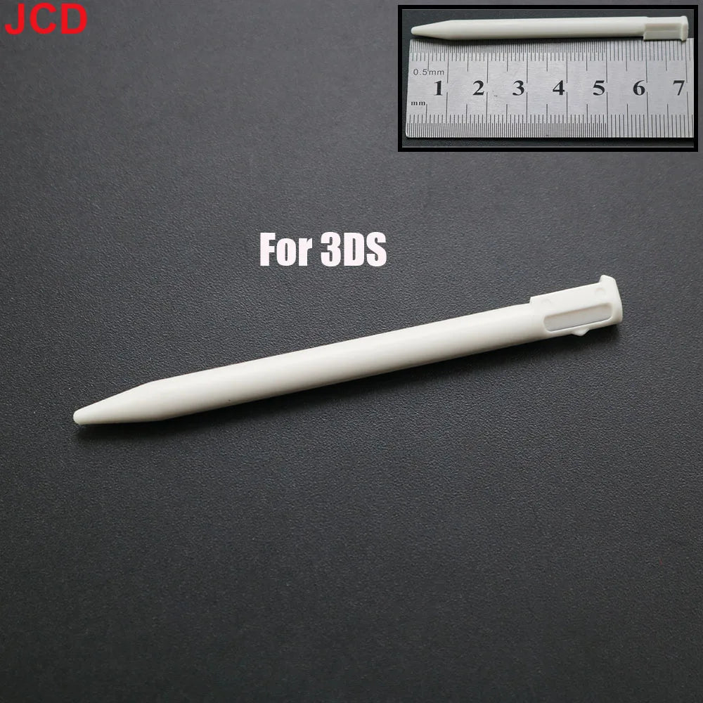 White Plastic Telescopic Stylus Pen — Touch Screen Stylus for 2DS/3DS/New 2DS LL XL/New 3DS XL/NDSL/NDSi/NDS