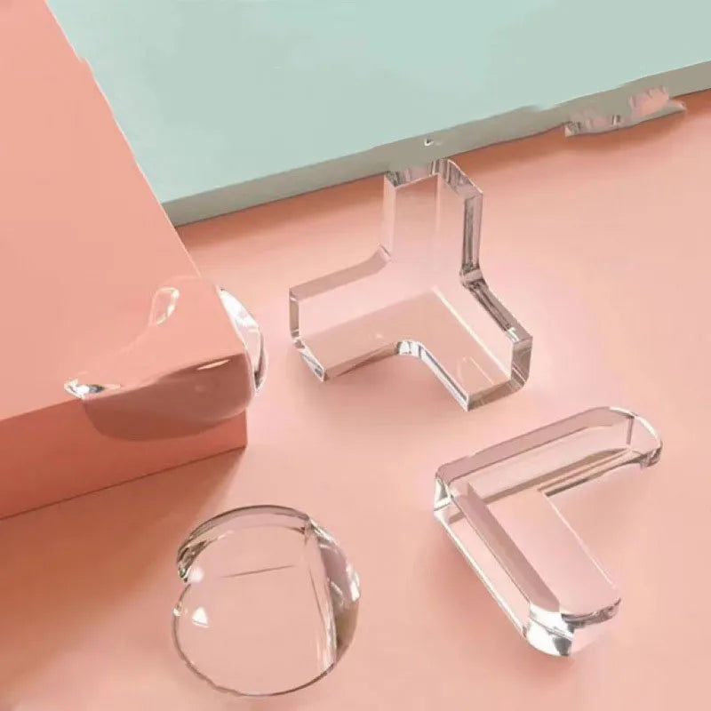 Children Baby Safety Silicone Protector - Table Corner Edge Protection Cover, Anticollision Edge Guards - Available in 4Pcs or 10PCS