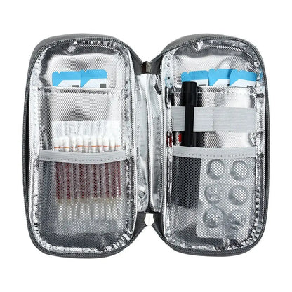 Oxford Cloth Insulin Cooling Bag - Portable Cold Storage Medicine Cooler for Diabetes, Travel-Friendly Drug Freezer