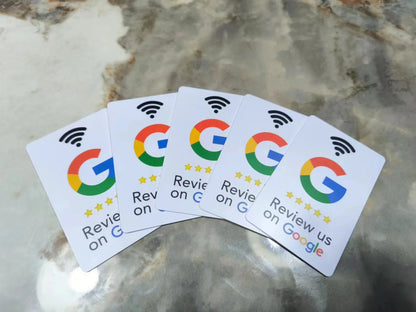 13.56MHz NFC Google Review Sticker - 10CM Programmable Acrylic NFC 215 Table Sticker