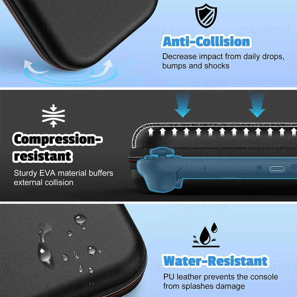 Travel Carrying Case for Nintendo Switch 2 — EVA Hard Shell, Shockproof Storage Bag & Protective Pouch for Accessories