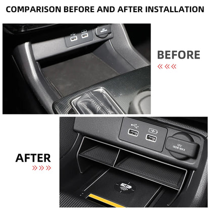 Car Center Console Storage Box for Honda Civic 11th Gen 2022–2025 – Interior Organizer Tray & Car Storage Accessories