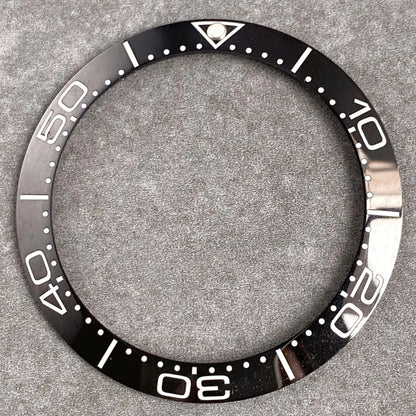 MATELION 38mm Ceramic Bezel Insert — Alloy Watch Ring for 40mm NH35/NH34 GMT Diving Watches