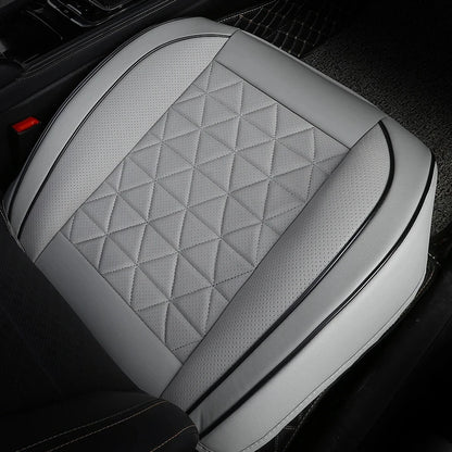 PU Leather Front Car Seat Cover - Universal Seat Cushion Protector Pad