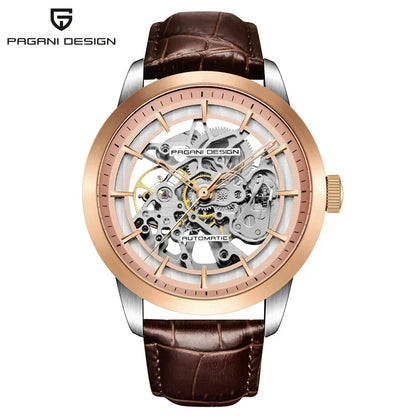 2024 PAGANI DESIGN Men's Luxury Automatic Mechanical Watch – Stainless Steel Waterproof Sports Leather Timepiece