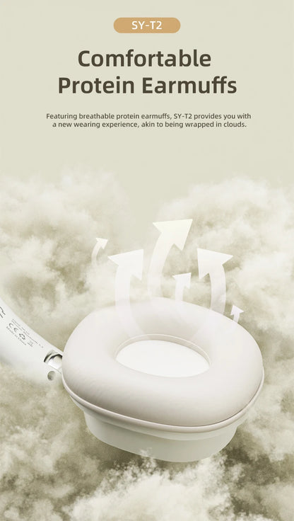 SY-T2 Bluetooth Headset – High-Quality Noise Reduction Wireless Headphones with Microphone for Gamers