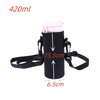 Sports Water Bottle Insulated Sleeve - 750ML/1000ML/1500ML Neoprene Pouch Holder for Travel & Outdoor Bottles