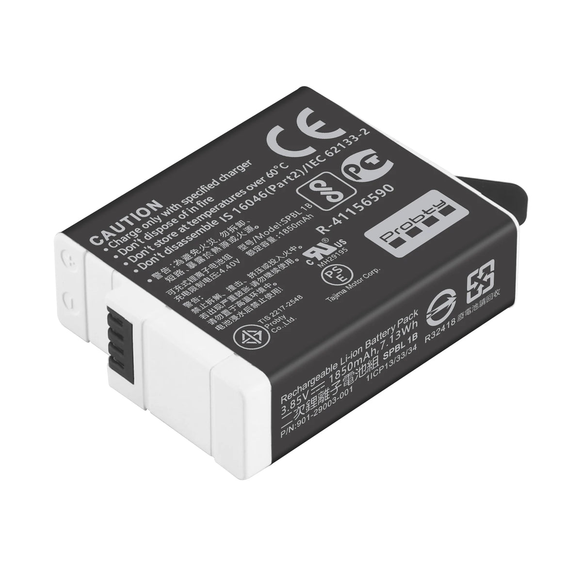 GoPro Enduro Battery 1850mAh & 3-Channel Charger - Replacement Batteries for HERO 9/10/11/12 Action Cameras