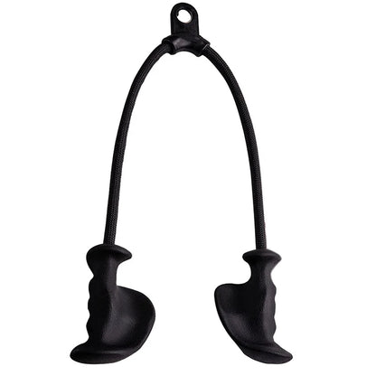 Fitness Biceps & Triceps Rope Pull-Down Grip Handles – Muscle Gym Pulley Cable Attachment for Back Workouts
