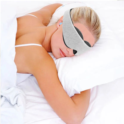 3D Sleep Mask for Women & Men – Blackout Eye Cover & Weighted Sleeping Pad for Travel