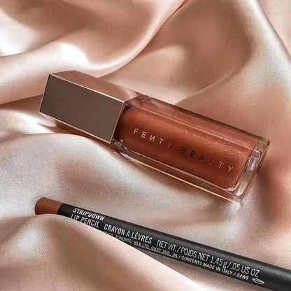 Fenty Beauty Lip Glaze – Moisturizing Glitter Lip Plumper Liquid Lipstick for Women & Beginners