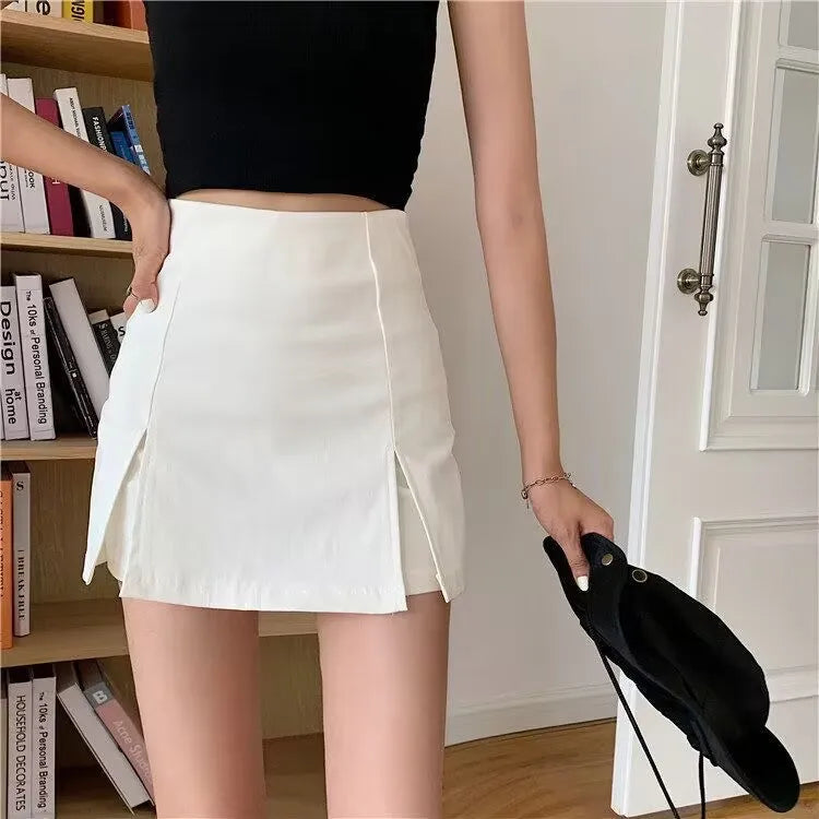 Women’s Mini Skirt – High Waist Slim Sexy Spring Casual Chic Streetwear for Mature Stylish Look