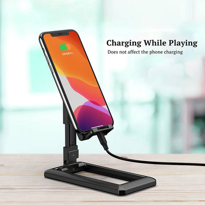 Portable Foldable Mobile Phone Stand – Scalable Desktop Bracket & Holder for Phones