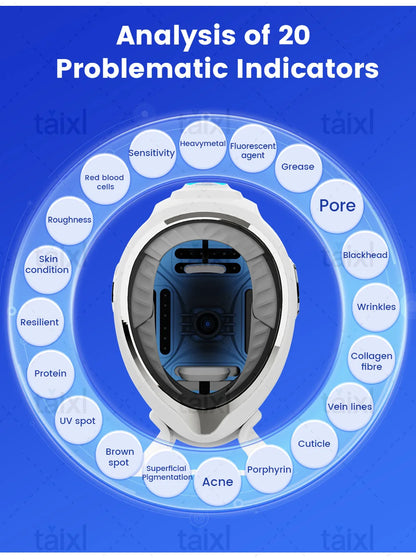 3D AI Facial Skin Analyzer — Professional 8-Spectrum Device for Skin Analysis and Problem Detection