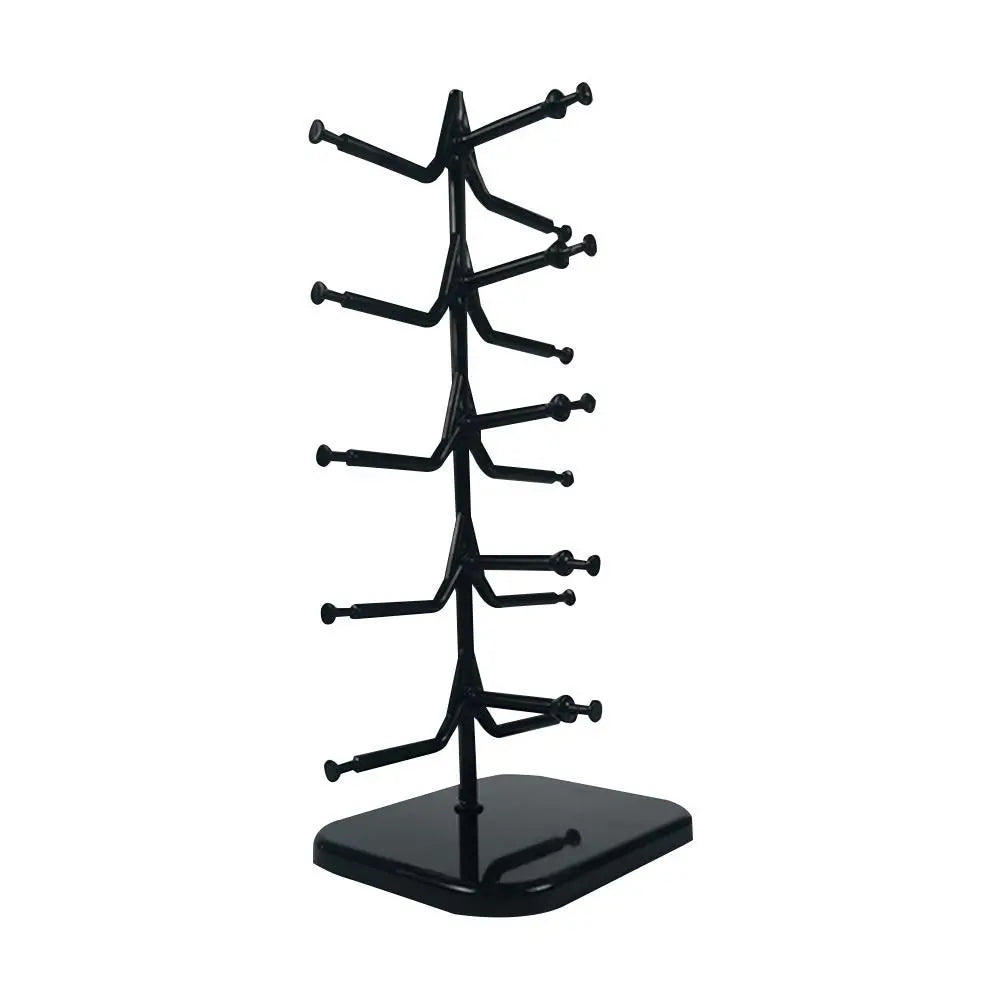 5/10 Pairs Glasses Display Stand – 5-Layer Sunglasses & Eyewear Organizer Rack, Space-Saving Frame Holder Tray