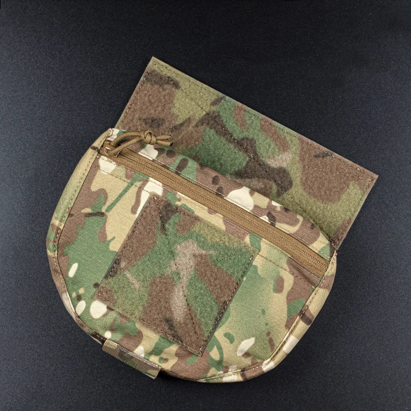 Outdoor Tactical JPC/CPC Vest – Large FC Sub-Pouch with Expanded Lower Belly MOLLE Tactical Chest Pouch