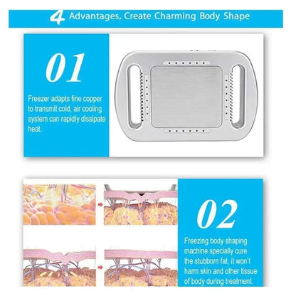 Cryolipolysis Fat Freezing Machine — Belly Fat Burner & Body Slimming Lipo Device for Women