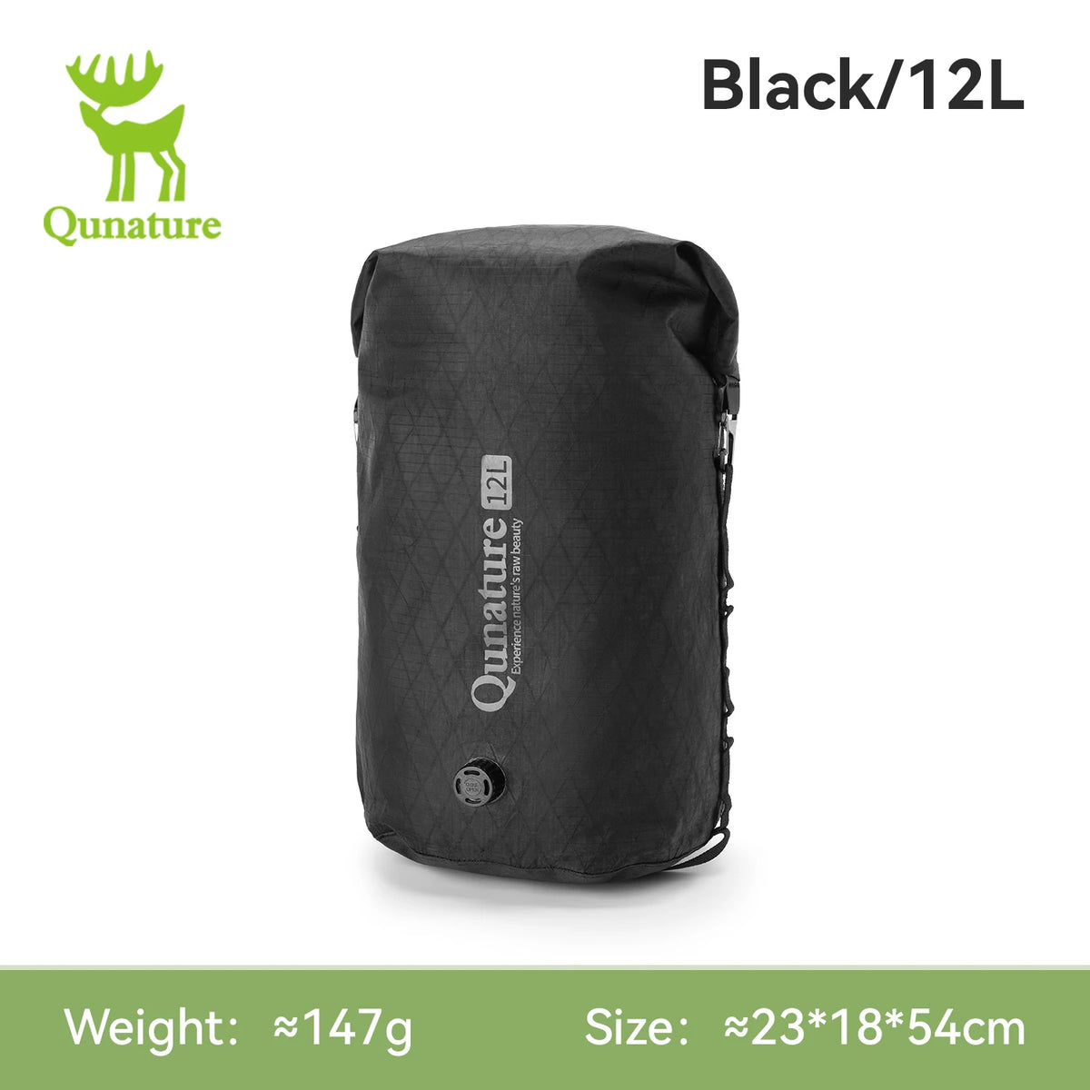 Qunature Bikepacking Bike Bag - Fully Waterproof MTB & Road Bicycle Rack Storage Bag