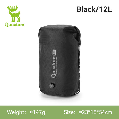 Qunature Bikepacking Bike Bag - Fully Waterproof MTB & Road Bicycle Rack Storage Bag