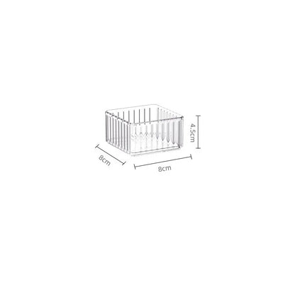 Unlimited Desk & Drawer Organizer Set – Clear Plastic Storage Boxes for Bathroom, Makeup & Kitchen