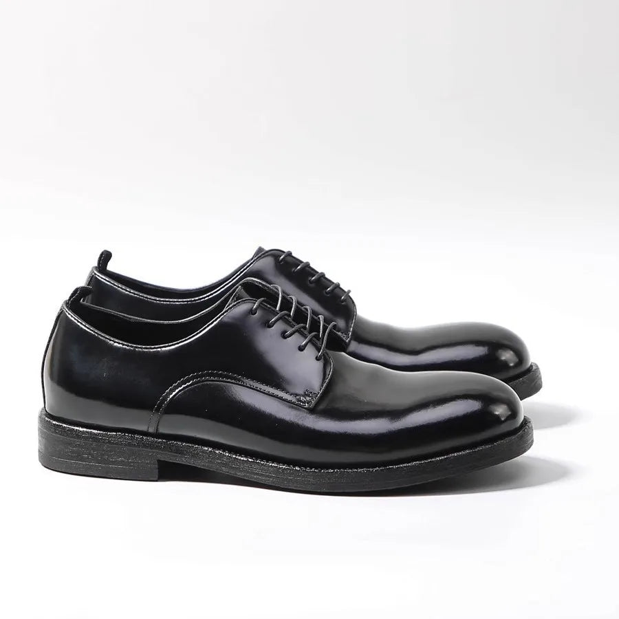 Men’s Horsehide Oxford Shoes - Handcrafted Goodyear Welt Premium Business and Wedding Dress Shoes