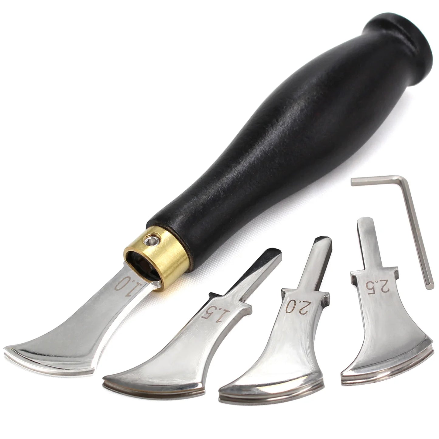 Leather Edge Creaser Tool – Stainless Steel Shallow Slot Groove for Leathercraft Crimping & Hot Pressure Work