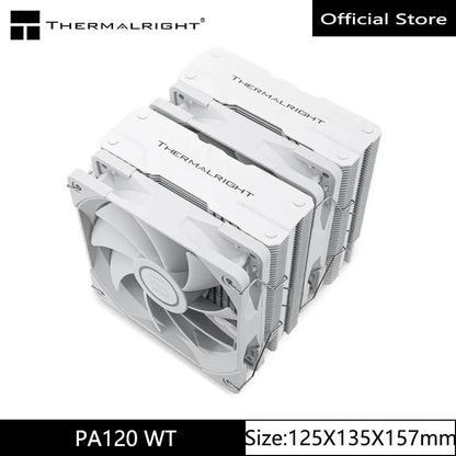 Thermalright PA120 AGHP 3.0 CPU Cooler – 6 Heat Pipes, Dual Tower Radiator, Double Fans, Top Cover, LGA1700 Support