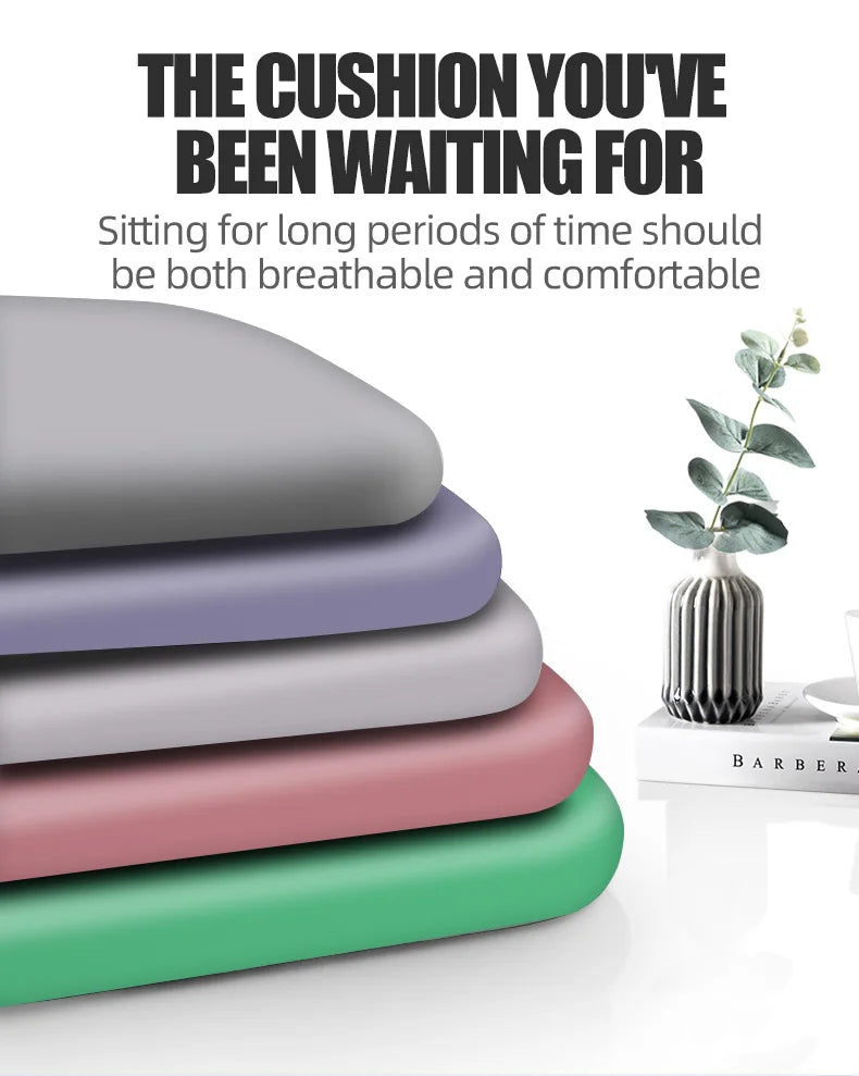 Ergonomic Memory Foam Seat Cushion – Office & Student Chair Pillow for Hemorrhoid Relief and Prolonged Sitting
