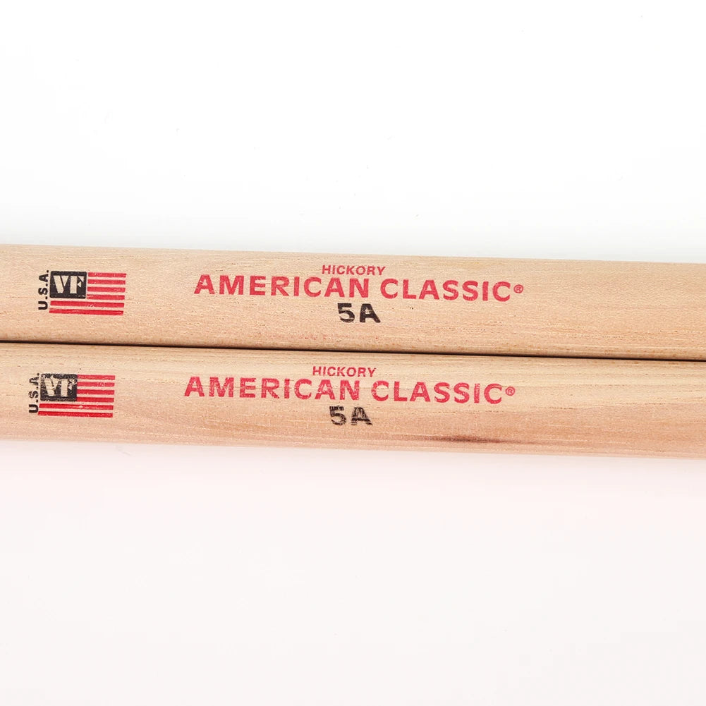 2PCS 5A/7A American Hickory Drumsticks – Jazz Mallets for Acoustic & Electronic Drums, Percussion Drum Sticks