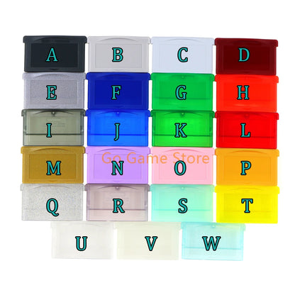 30PCS GBA Game Card Case Set - Protective Cartridge Shells with Screws for GBM GBA SP NDS NDSL