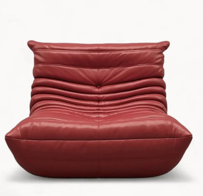 Caterpillar Single Sofa Chair – Cozy Tatami Lounge Chair for Living Room, Bedroom, Balcony, Reading, and Leisure