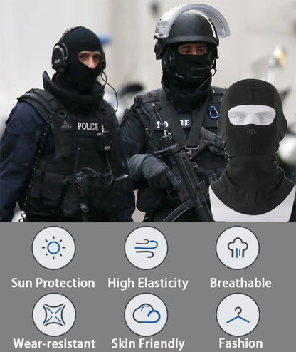 Military Tactical Balaclava Face Mask - Breathable, Dustproof, Wear-Resistant for Army, Police, Motorcycle Helmet Liner