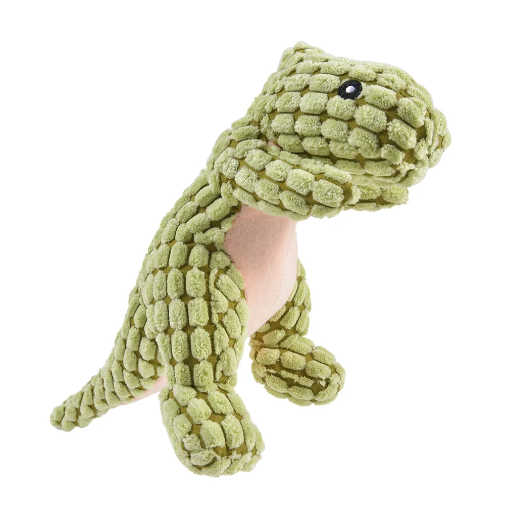 Plush Dinosaur Dog & Cat Toy – Interactive Chew Toy for Small Dogs, Stuffing-Free Pet Supplies