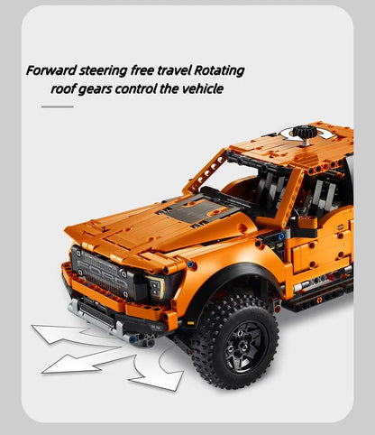 2024 New 1379PCS F-150 Truck Car Building Blocks – Off-Road Pickup Bricks MOC 42126 Toy for Kids, Boys Birthday Gifts