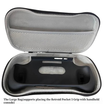 Retroid Pocket 5 Grip Storage Case – Anti-Fall Carry Bag & Handle Protector for RP5 / RPG2 / G2